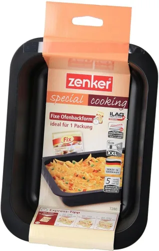 Vista 9 de Zenker 7280 " especial "de cocción Horno Hornear estaño, Negro, 9.45 x 6.89 x 2.36