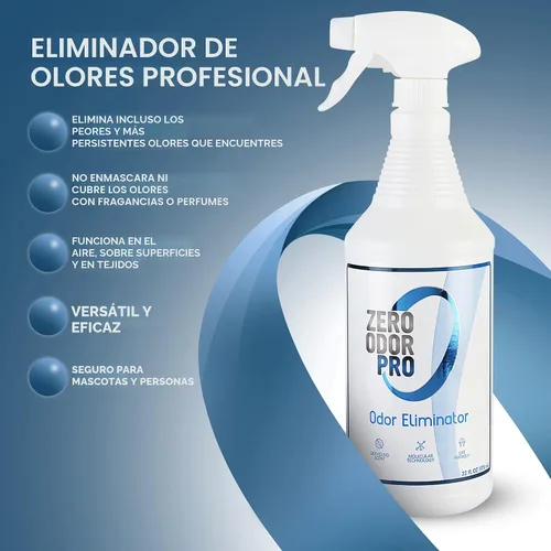 Vista 5 de Zero Odor Pro - Eliminador de Fuerza Comercial Neutralizador de Olores, Desodorizante de Habitación Eliminador de Olores Mohosos - Spray Disparador