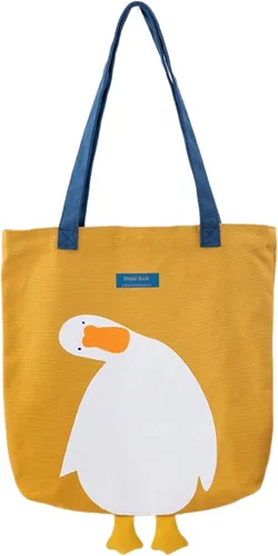 Vista 7 de AWXZOM Linda Bolsa de Lona - Bolsa Gráfica para Almuerzo y Comestibles