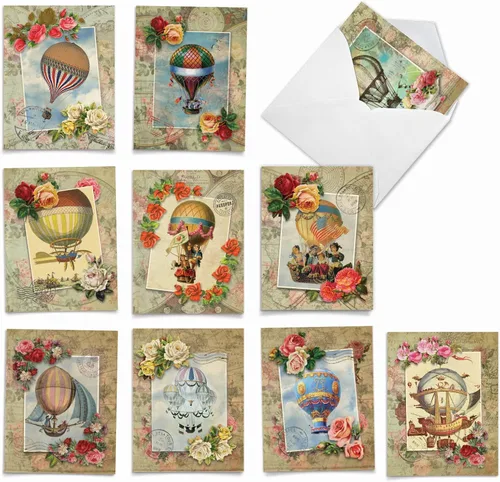 Vista 13 de The Best Card Company - 10 tarjetas en caja de la bandera estadounidense en blanco (4 x 5.12 pulgadas) - Tarjetas patrióticas surtidas para todas