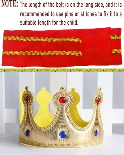 Vista 5 de YuDanae Prince Charming Costume Prince Dress up Medieval Royal Prince Outfit Costume for Toddler Kids Boys Aged 3-10