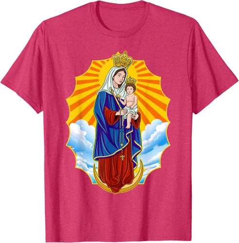 Vista 25 de Chinita Chiquinquira Venezuela Maracaibo Virgen Chiquinquira Chinita Zulia Camiseta negra