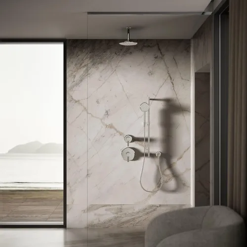Vista 10 de Kohler 27051-SN Occasion® Cabezal de lluvia de una sola función de 8", 2.5 gpm, níquel pulido Níquel pulido vibrante