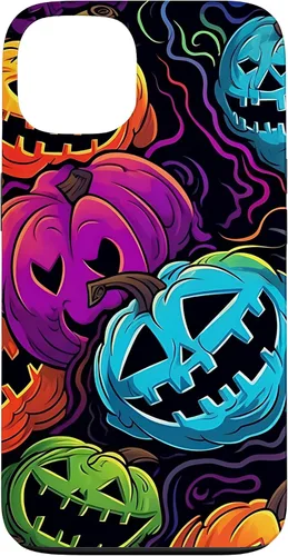 Vista 7 de Funda para iPhone 11 Pro Max Halloween Scary Pumpkin Graffiti