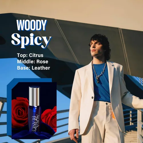 Vista 4 de AQUA BLANCE Spray Corporal Para Hombres, 2.1 Fl Oz/60 ML, Set de 3 Piezas de Tamaño de Viaje