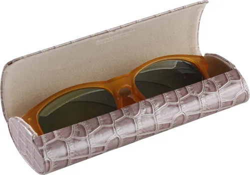 Vista 11 de Ron's Optical Clamshell - Funda rígida para lentes de lectores de marcos pequeños a medianos para mujeres y hombres