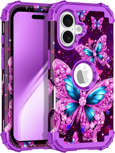 Vista 34 de Rancase Funda para iPhone 11, tres capas de alta resistencia a prueba de golpes, protección de plástico duro + funda protectora de goma de silicona