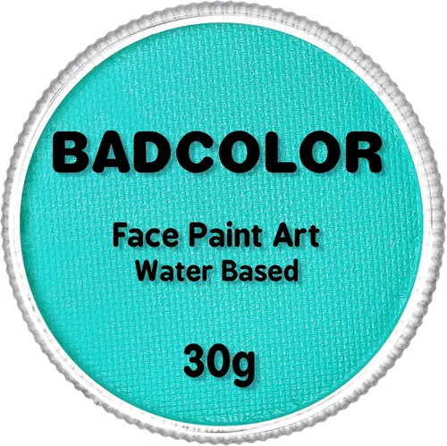 Vista 8 de Pintura facial negra (1.06 onzas), kit de pintura facial activada por agua para niños y adultos, paleta de pintura facial de maquillaje SFX