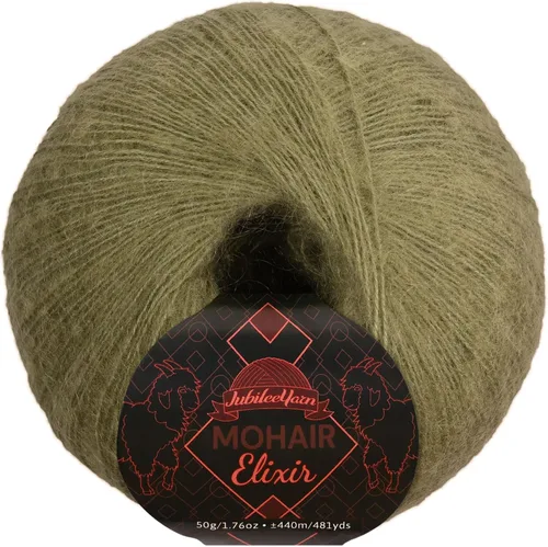 Vista 20 de JubileeYarn Mohair Elixir Yarn - 50g/Skein Baby Wool Blend - Cosmopolitan - 1 Skein