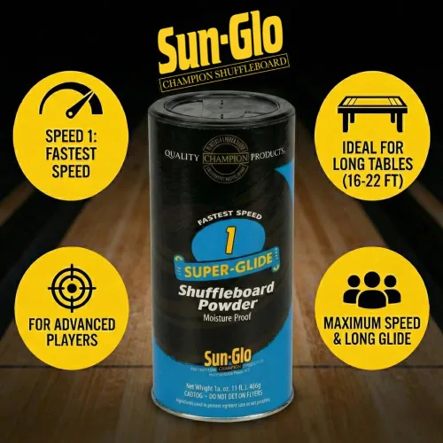 Vista 3 de Sun-Glo Paquete de seis cera de mesa Speed #1 Super-Glide para tabla de tejo