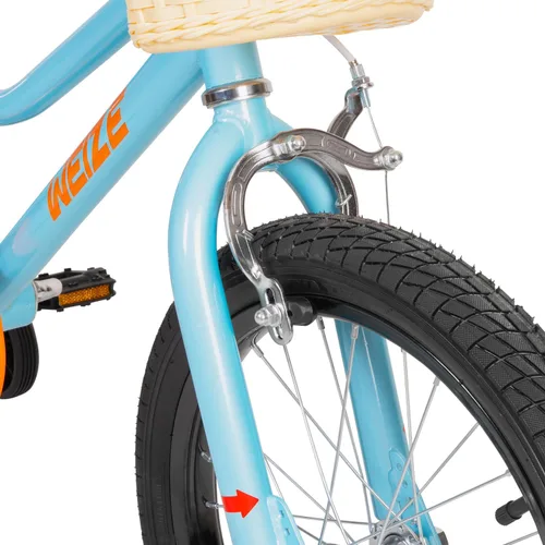 Vista 7 de WEIZE Kids Bike, Children Bicycle for Boys & Girls Ages 4-12 Years Old, Rider Height 41-62 Inch, Adjustable Seat & Handlebars, Coaster Brake