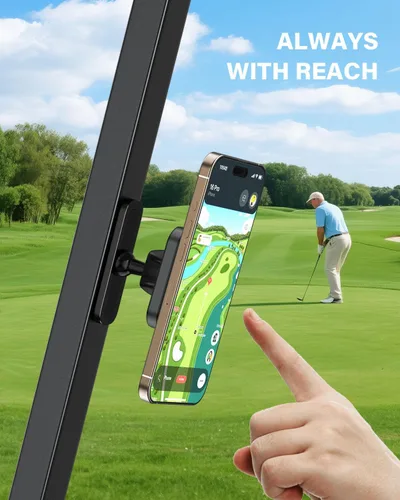 Vista 2 de A2C Upgraded Magnetic Golf Cart Phone Holder, Golf Accessories for Men
