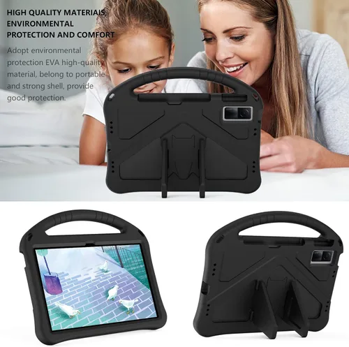 Vista 2 de Funda para tableta para Xiaomi Redmi Pad 2022 de 10.61 pulgadas para niños, duradera y ligera, EVA, a prueba de golpes, funda de soporte con mango