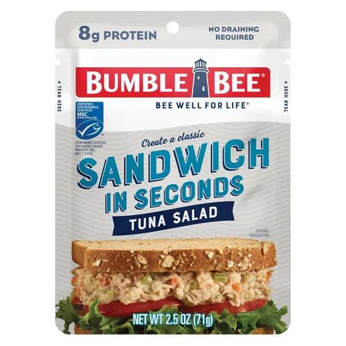 Vista 17 de Bumble Bee - Bolsa de atún sazonado con ajo asado y hierbas, 2.5 onzas