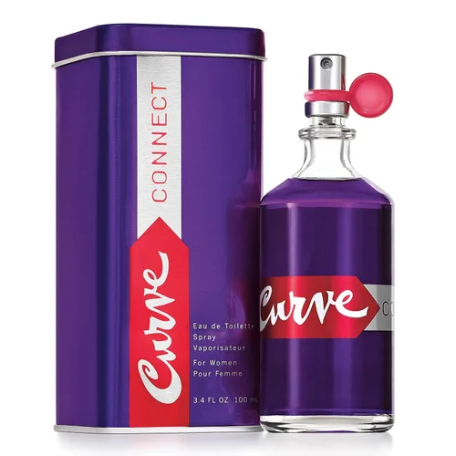 Vista 4 de Curve Connect Eau De Toilette - Perfume en espray para mujer, 3.4 onzas