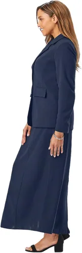 Vista 4 de Jessica London Vestido largo de una sola chaqueta para mujer de talla grande