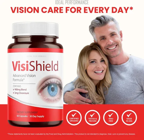 Vista 4 de Visishield Advanced Vision Formula for Eyes Suplemento Vitaminas (5 unidades)