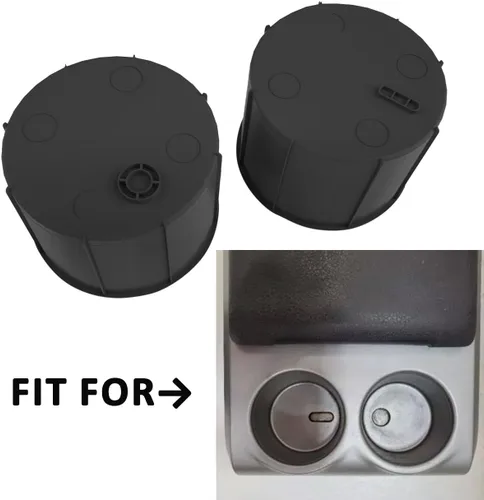 Vista 5 de Soporte para tazas de consola central para Ford F150 2009-2014 con soporte de taza de consola de flujo a través del inserto de repuesto para F150