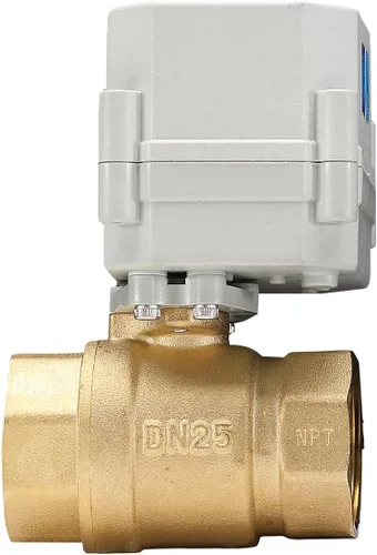 Vista 5 de 1/2" 3/4" 1" 110-230VAC Válvula de Bola Eléctrica Motorizada Normalmente Cerrada/Abierta CF8/Acero Inoxidable 304 Con Enchufe de EE. UU.