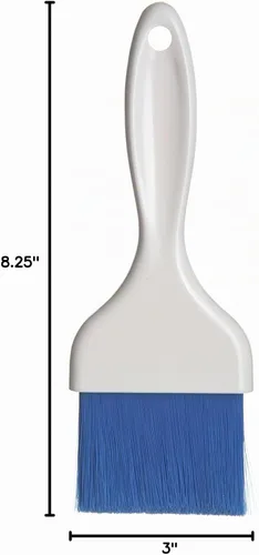Vista 7 de Pincel de silicona/Pincel para repostería Carlisle Galaxy., 3", Azul