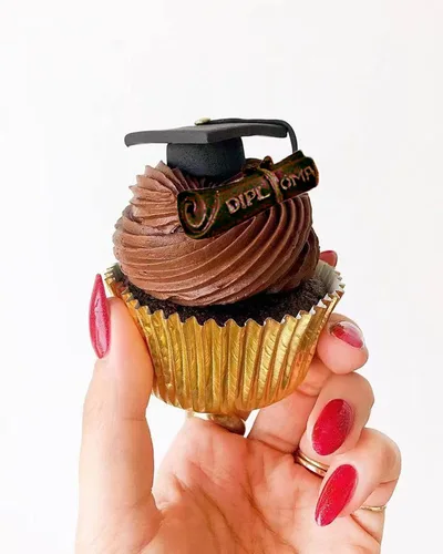 Vista 7 de Molde de 3 caramelos de graduación, molde de diploma de graduación para casquillo de doctorado, felicitaciones a graduados, gelatina, chocolate