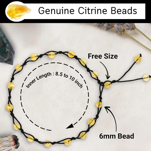 Vista 99 de Amazing Gemstone Crystal Anklet Ankle Bracelets for Women - Waterproof Beaded Healing Crystal Anklets, Plus Size Chakra Gemstone Bead Anklet