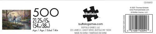 Vista 6 de Buffalo Games - Thomas Kinkade It Doesn't Get - Rompecabezas de 500 piezas para adultos Officially Licensed, Recycled Board, Finished Size 21.25 x