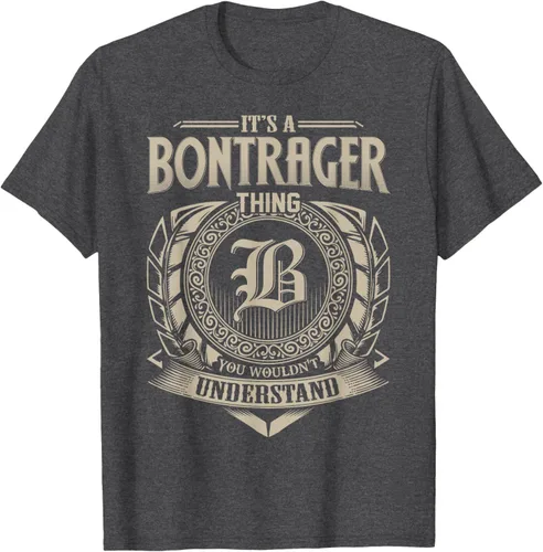 Vista 22 de Camiseta vintage It's A BONTRAGER Thing You Wouldn't Understand Name, Negro