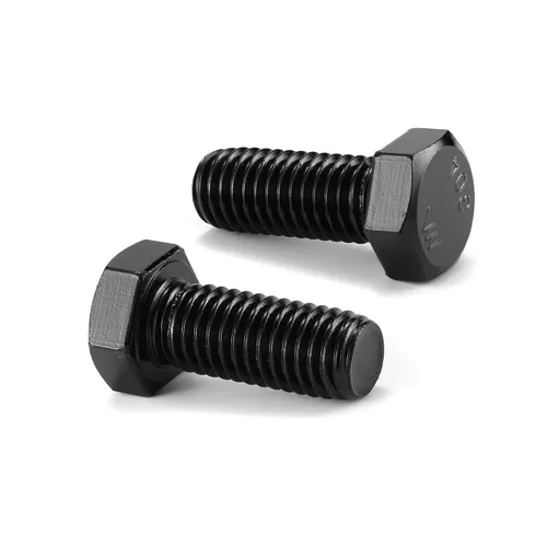 Vista 17 de Tornillo de perno de cabeza hexagonal de 3/8-16 x 1/2", 20 piezas de acero inoxidable 18-8 (304), totalmente roscado, óxido negro por SG TZH