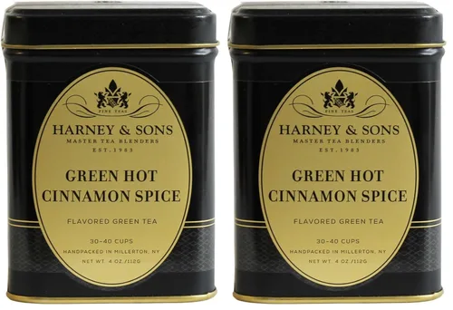 Vista 4 de Harney and Sons Green Hot Cinnamon- Hoja suelta 4 onzas