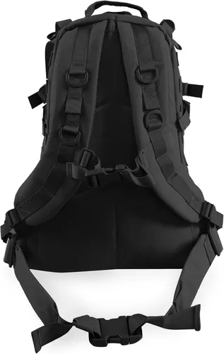 Vista 5 de Highland Tactical Stealth - Mochila táctica resistente para hombre, Negro -, Sigilo