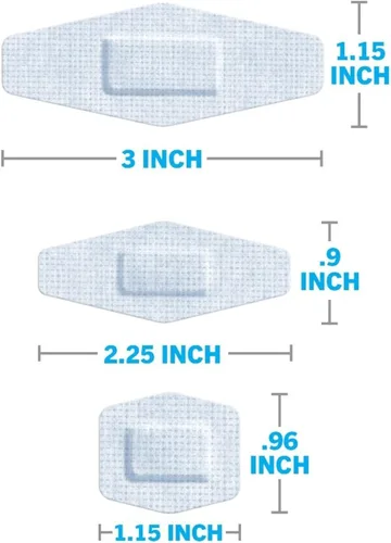 Vista 3 de Nexcare Vendajes de eliminación sin dolor Strong Hold, varios tamaños, 20 unidades (paquete de 2) - vendajes adhesivos hipoalergénicos y suaves