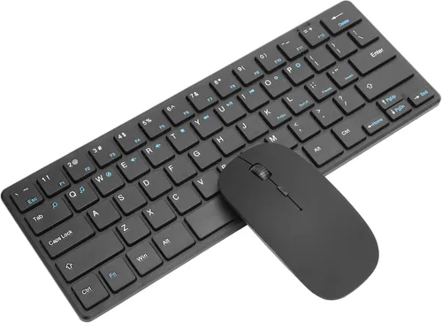 Vista 3 de Zyyini Combos de teclado y ratón, teclado USB para juegos de ratón para PCComputerLaptop, Plug and Play, teclado 2.4G