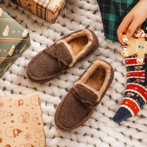 Vista 2 de RockDove Womens Hearthfire Memory Foam Moc Slipper