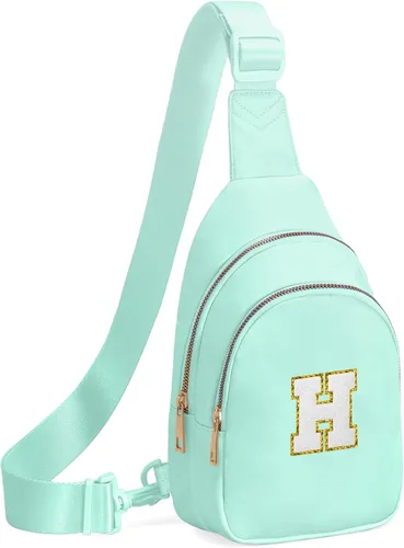 Vista 138 de Regalos de cumpleaños Viverte para niñas de 7, 8, 9, 10, 11, 12, 13 años, pequeño bolso cruzado de hombro con inicial, bolso cruzado de hombro