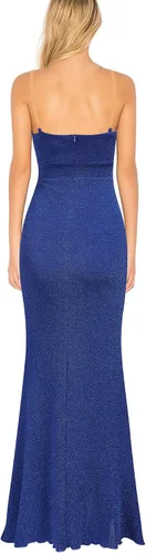 Vista 2 de Viwenni Vestidos de cóctel para dama de honor formal retro con abertura para mujer