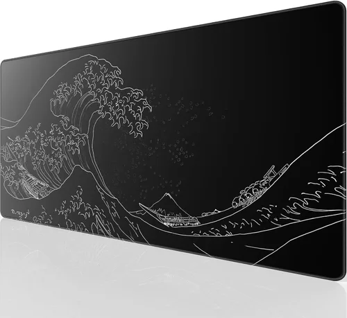 Vista 33 de KTRIO Excel Shortcuts Mousepad, Desk Mat, 31.5 x 11.8 in, XL Smooth Micro-Weave Surface, Shortcut Reference, Non-Slip Rubber Base, Durable