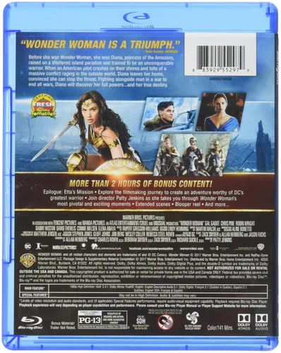 Vista 2 de Wonder Woman Blu-ray