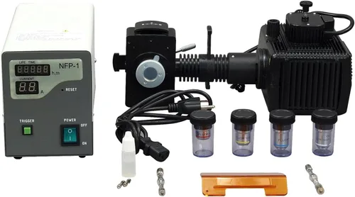 Vista 5 de AmScope OMAX M837ZFLR-C180U3 Microscopio Trinocular de Fluorescencia