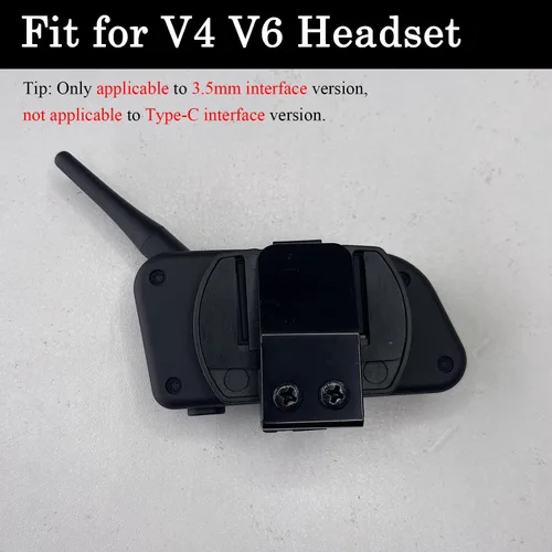 Vista 3 de MIMIRACLE Clip de cinturón para FBIM V6 V4 (versión de 0.138 in), accesorio de auriculares de árbitro, clips de casco de motocicleta, soporte