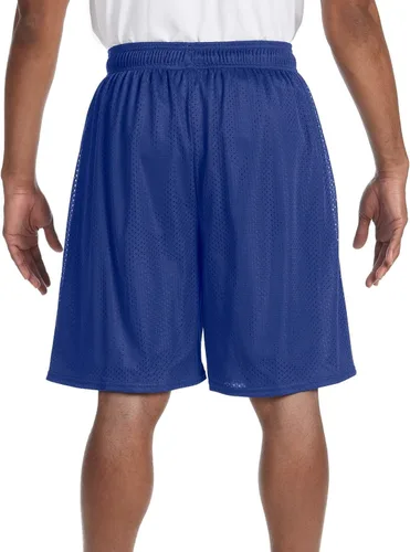 Vista 3 de Russell pantalones cortos deportivos de malla sin bolsillos para hombre