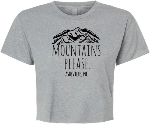Vista 20 de Women's Screen Printed Crop Tee, Shirts With Sayings