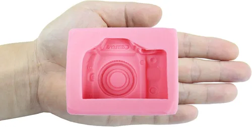 Vista 3 de Funshowcase Molde de silicona para pastel de cámara grande 3D