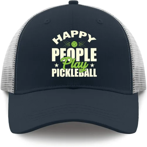 Vista 9 de Hats Happy People Play Pickleball Baseball Caps, Vintage Hat for Women