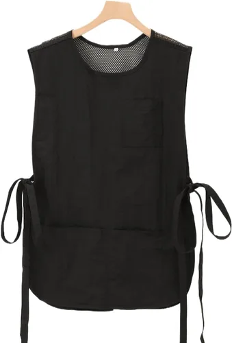 Vista 7 de Chef Apron-Cross Back Apron for Men Women with Adjustable Straps and Large Pockets,Canvas