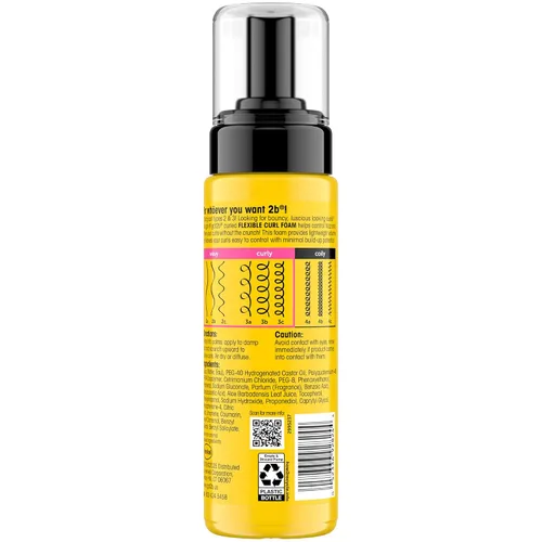 Vista 6 de Got2B Espuma Rizadora Flexible, 6.7 onzas líquidas, mousse para el cabello para control del encrespamiento y protección térmica, sujeción ligera