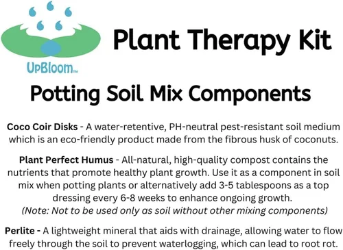 Vista 8 de UpBloom - Kit de terapia de plantas para macetas de interior, trasplante y cuidado general de plantas domésticas