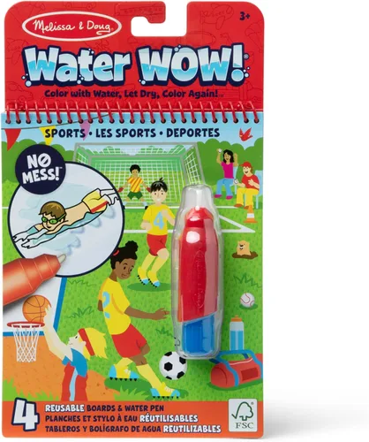 Vista 10 de ¡Melissa & Doug On the Go Wow! Almohadilla de actividad reutilizable para revelar agua, aventura