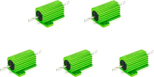 Vista 12 de Resistencia bobinada 10W 100 Ohm 5% Resistencias de carcasa de aluminio - 5pcs