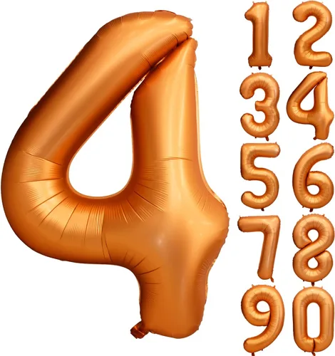 Vista 247 de Globos gigantes de helio de aluminio de 40 pulgadas, color negro, globos digitales grandes del número 0 para decoración de fiesta de cumpleaños